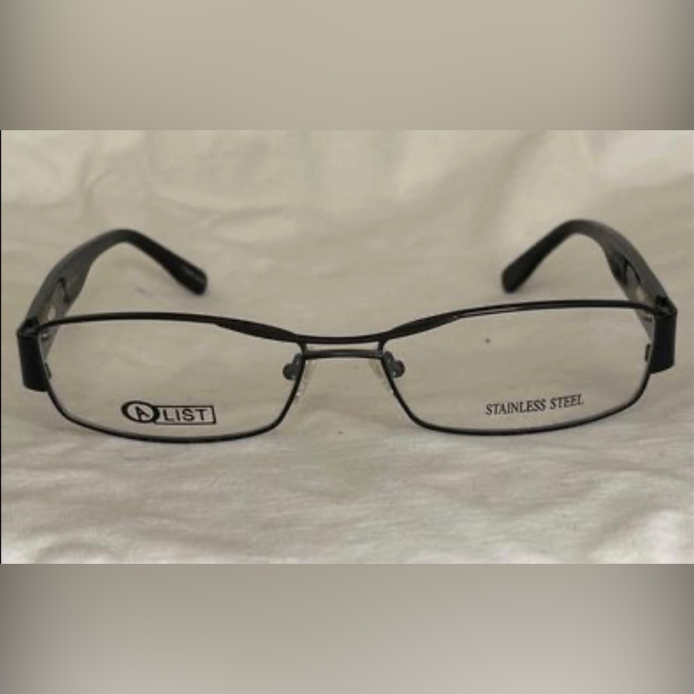 New A-List Eyeglass black Frame Model 121 58/17/143